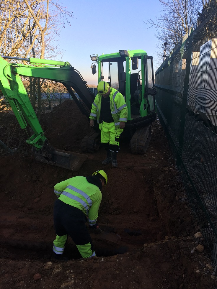 Cable Trench Excavation 